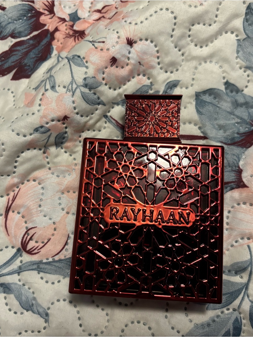 Rayhaan Red Decorative Perfume Bottle